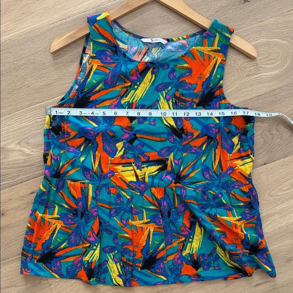 TU Colourful Abstract Print Tank Top – Size 14 – 100% Viscose - Picture 5 of 8